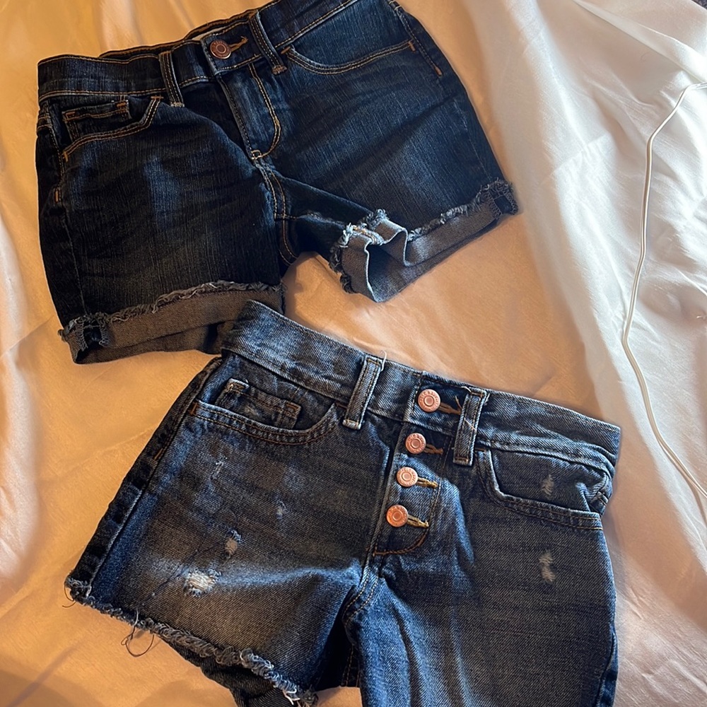 Bundle: 2 Old Navy kids denim shorts